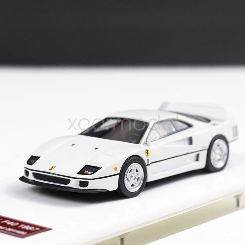 VMB 1:64 Scale White 1987 F40 Racing Sports Diecast Resin Car Model