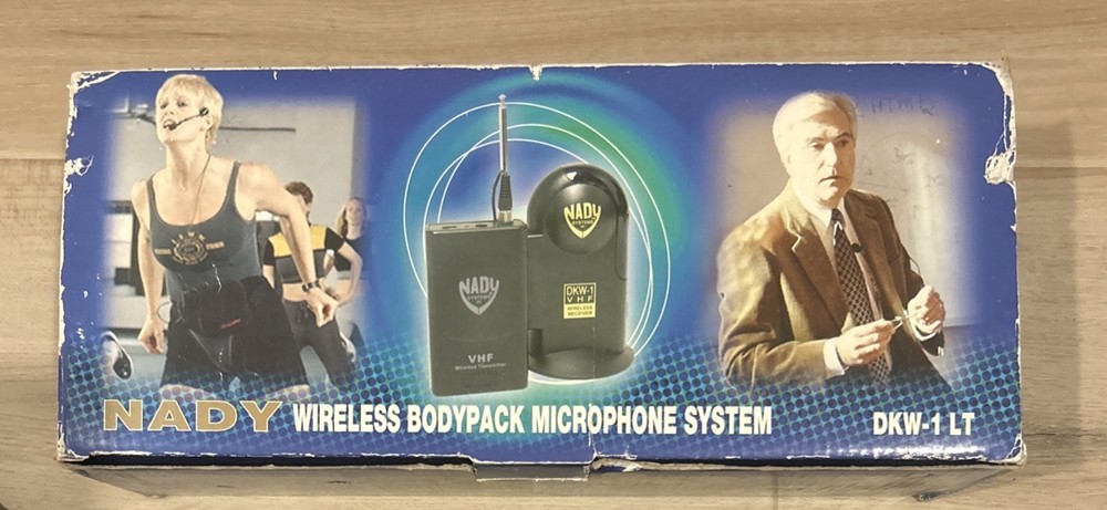 NADY DKW-1 LT Wireless VHF Bodypack Microphone System with Lapel Mic