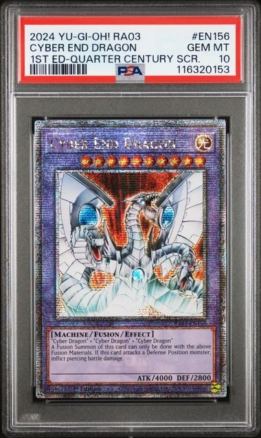 Cyber End Dragon Quarter Century Secret Rare 1st Edition RA03-EN156-image