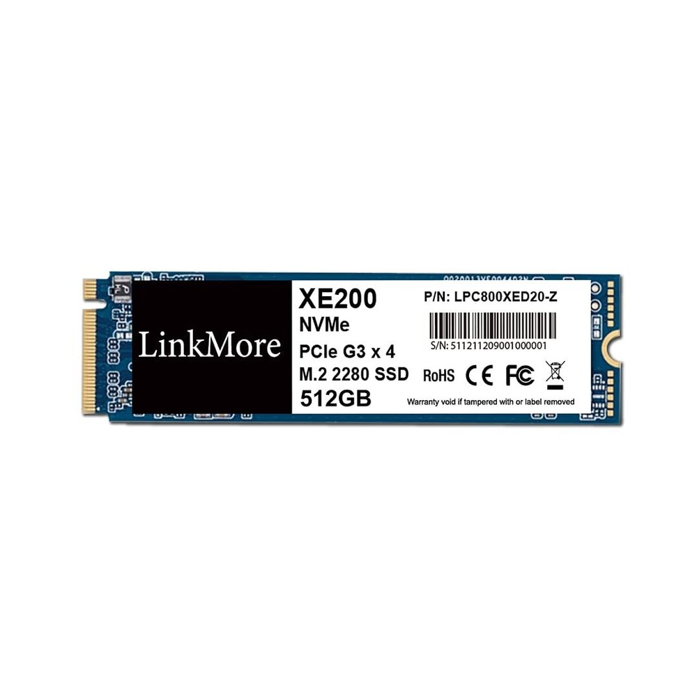 XE200 512GB PCIe Gen3 NVMe M.2 2280 Internal Solid State Drive, Gen3.0X4 Read...