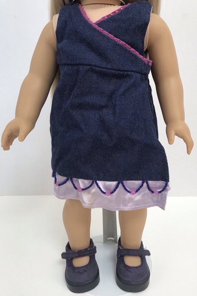American Girl Doll Girl of Today Denim Jumper Outfit - Retired - 2003 *No Doll*