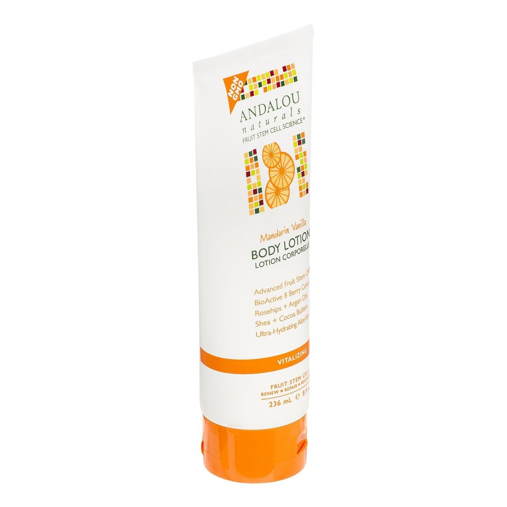 Andalou Naturals Mandarin Vanilla Vitalizing Body Lotion 8oz (2 Pack)