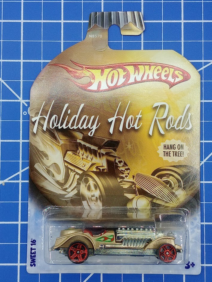 Hot Wheels Holiday Hot Rods Sweet 16 Christmas Tree Ornament