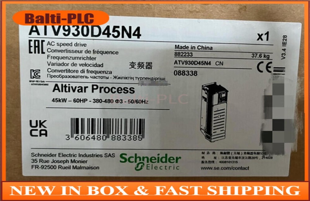 1PC Sealed For Schneider Electric ATV930D45N4 Inverter New In Box Fast Delivery