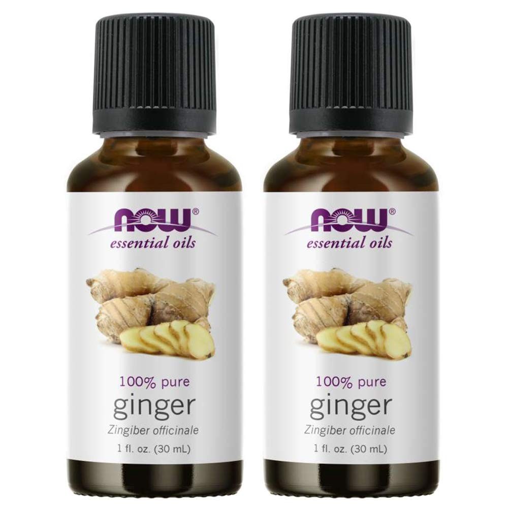 NOW Foods Pure Ginger Essential Oil 1 oz Twin Pack