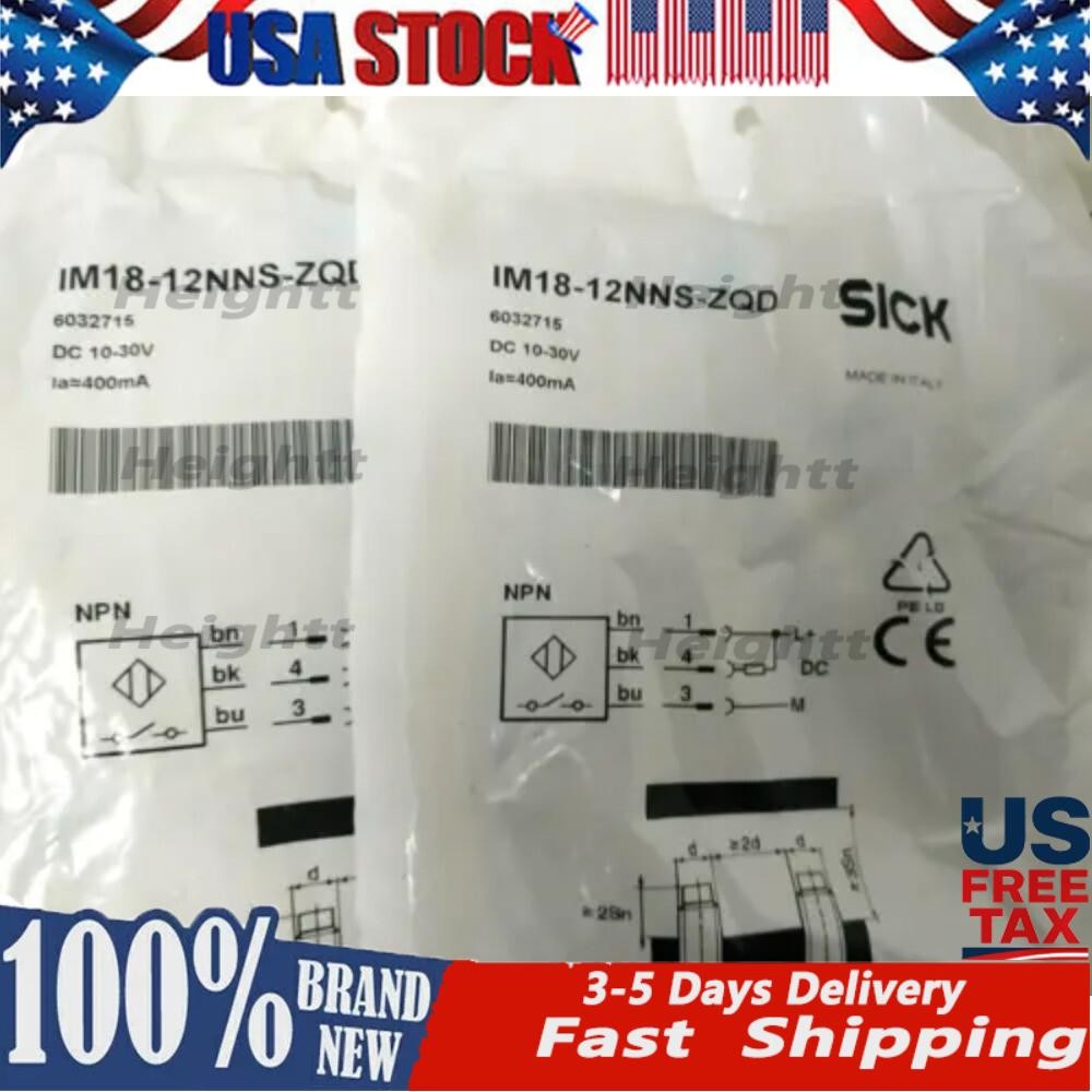 New Sick IM1812NNSZQD IM18-12NNS-ZQD 6032715 Photoelectric Switch Sensor