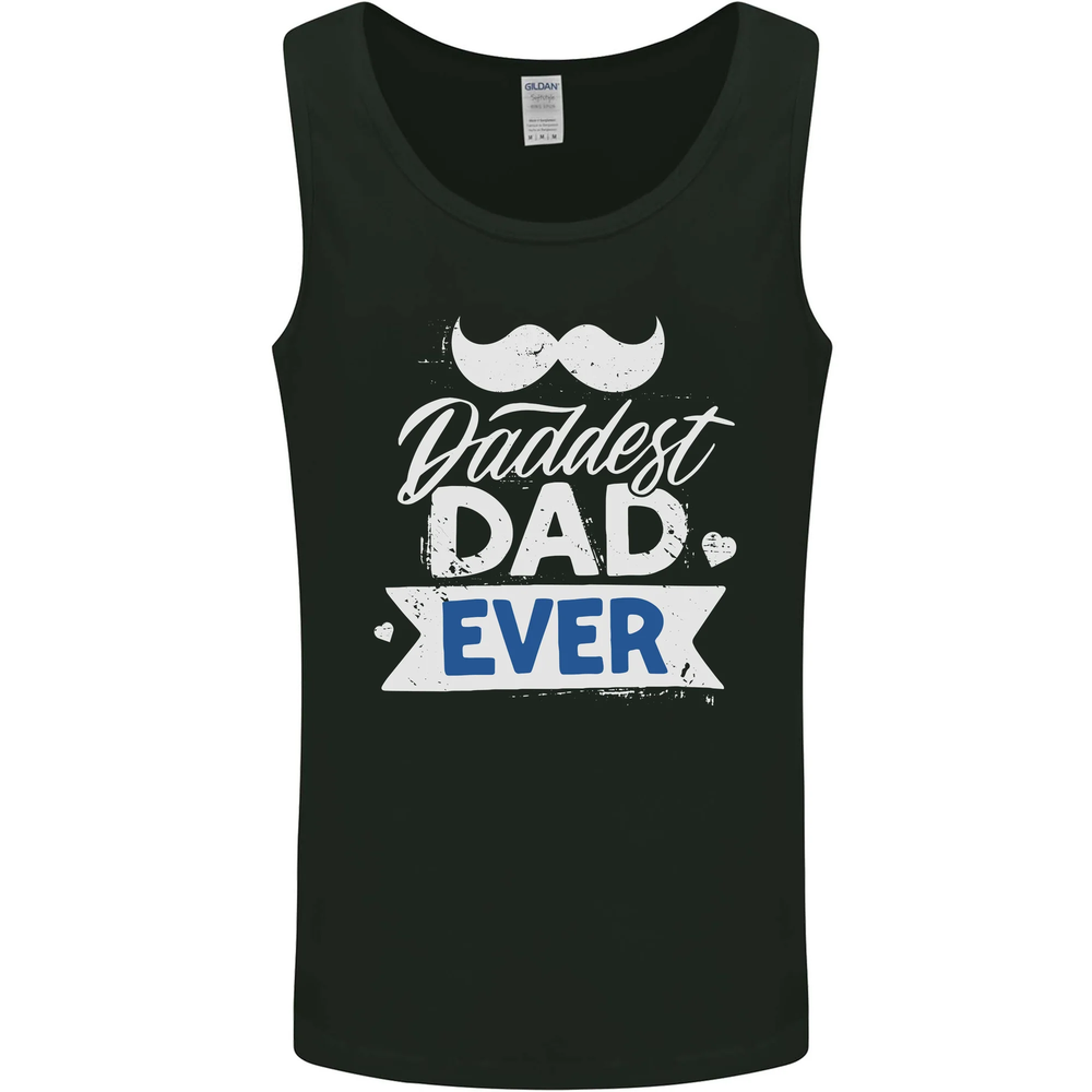 Fathers Day Daddest Dad Ever Mens Vest Tank Top-image