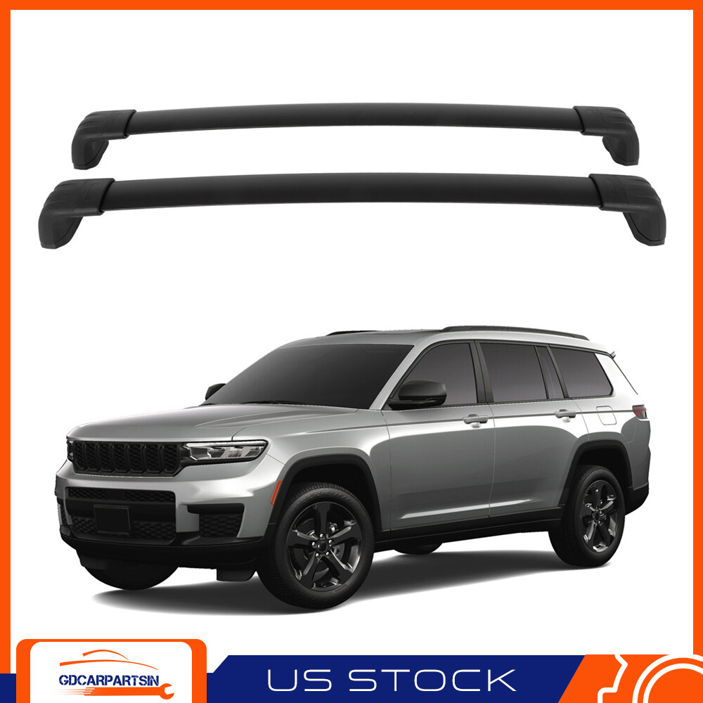 2x Roof Rack Cross Bar For 2011 2012 2013 2014-2023 Jeep Grand Cherokee Aluminum