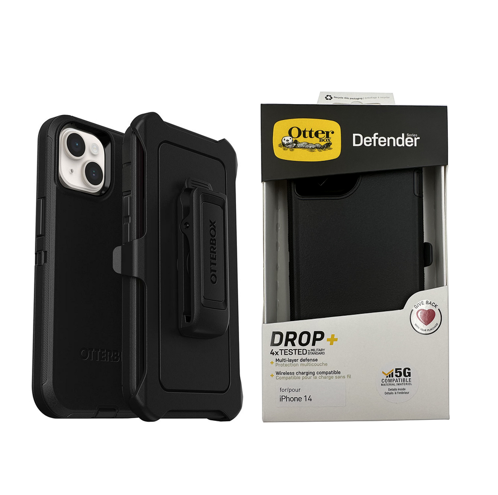 OtterBox Defender Series Rugged Case & Holster for iPhone 14
