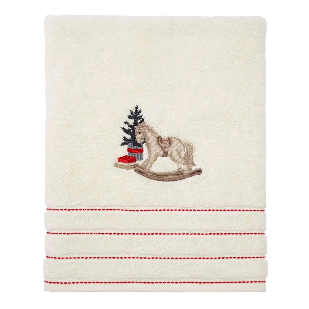 Avanti Linens Holiday Countdown Bath Towel Festive Seasonal Design