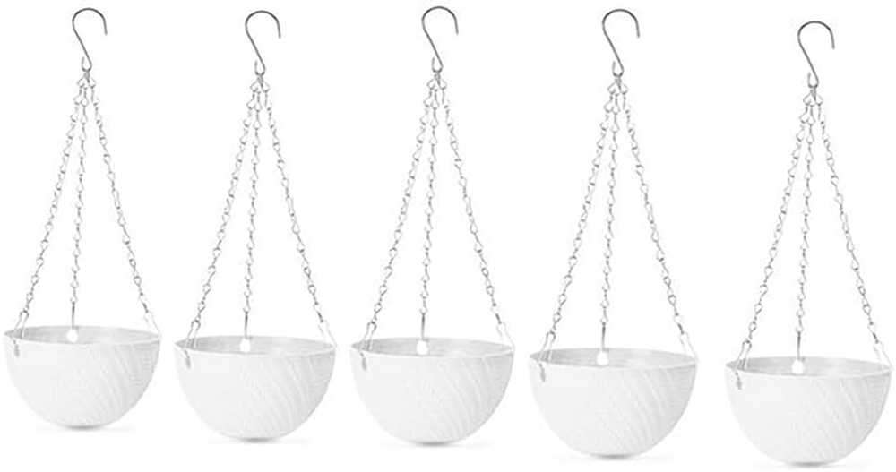 Hanging Planters Set of 5 Flower Pots Outdoor Planting or Storage for All House