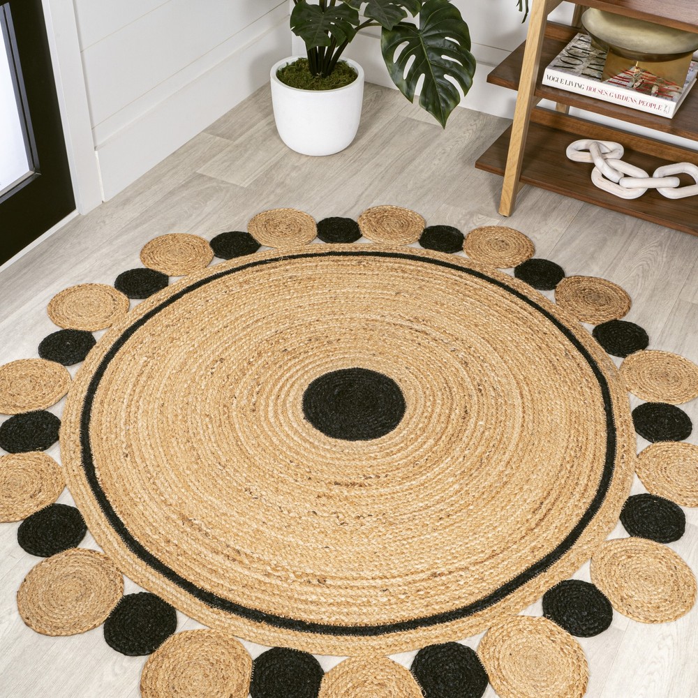 Jonathan Y Ansa 5x5 Black Jute Power Lighter RNF109-5R