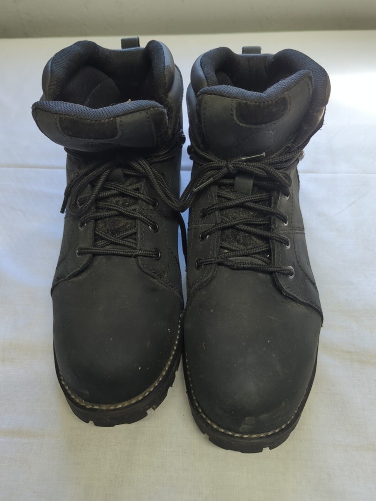 Buffalo Work Steel Toe Boots Size 11 Leather Upper Durable Safety Toe