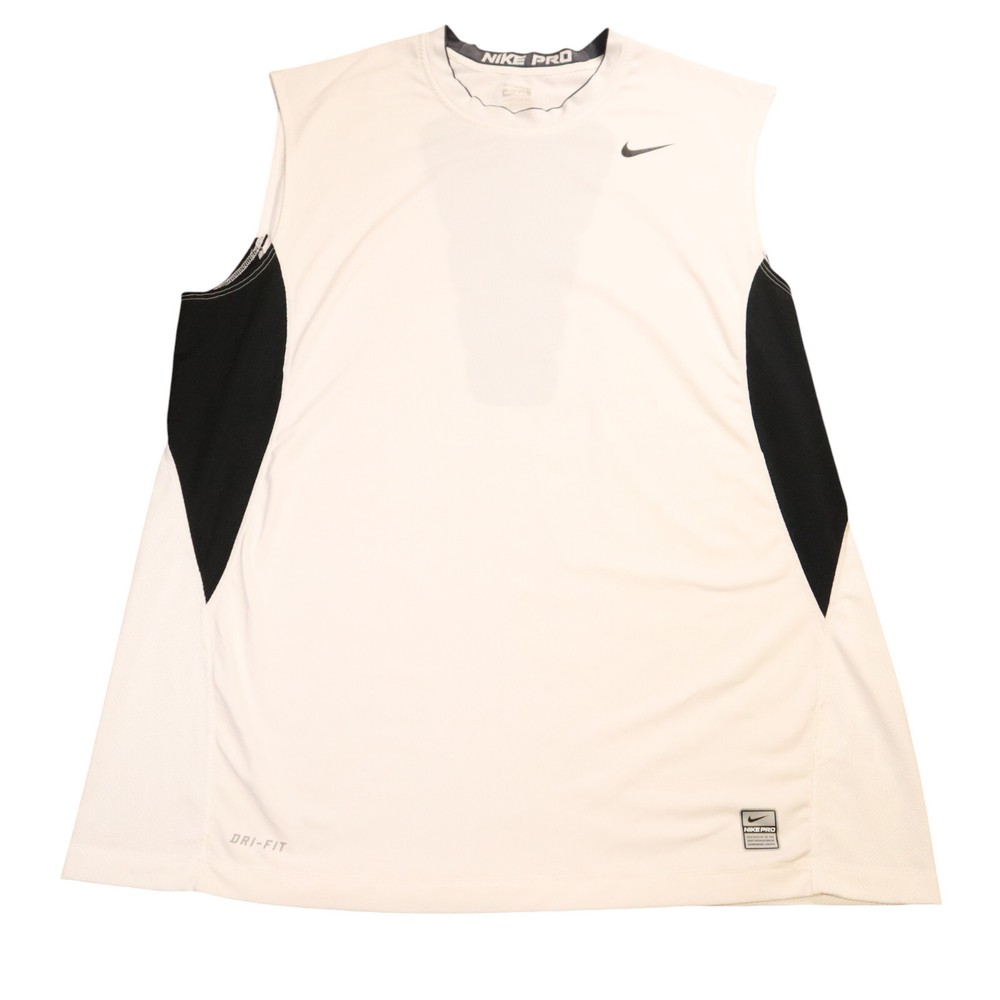 Nike Pro Compression Fitted Sleeveless Tank for Men 2XL Performance Sports