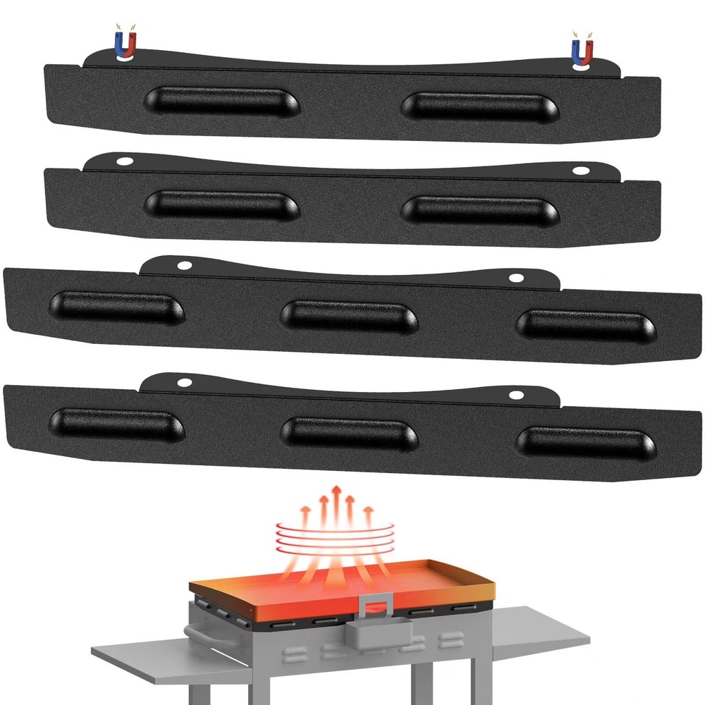 Upgraded Magnetic Wind Guards for 28 Inch Blackstone Griddle Grill Accessories