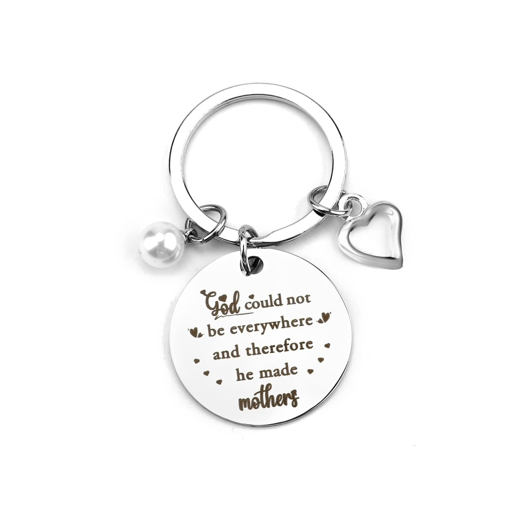Mothers Day Keychain Gifts from Son Daughter Birthday Thank You Gifts for Mom-image
