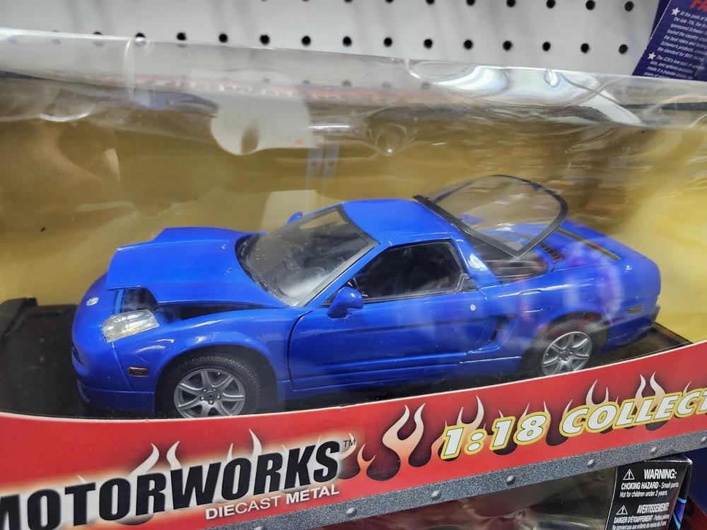 NEW 1/18 2002-2005 ACURA NSX NA2 LONG BEACH BLUE PEARL ULTRA RARE 6 OPENINGS