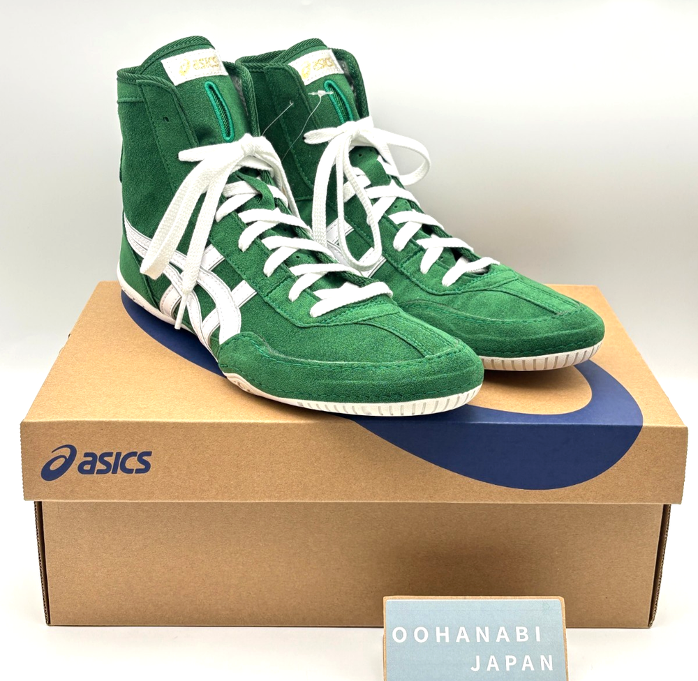 ASICS EX-EO Wrestling Boxing Shoes 1083A001 TWR900 New model Green × White NEW