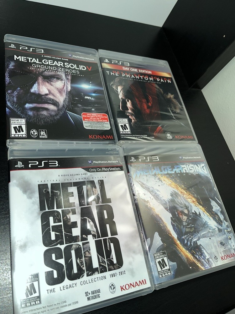 PS3 Metal Gear Game Lot with 2 Sealed Games Free Shipping