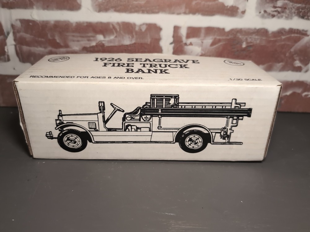 ERTL LE 1/30 1926 Seagrave Fire Truck Bank COAL CTY Schuylkill Haven FD MIB 1991