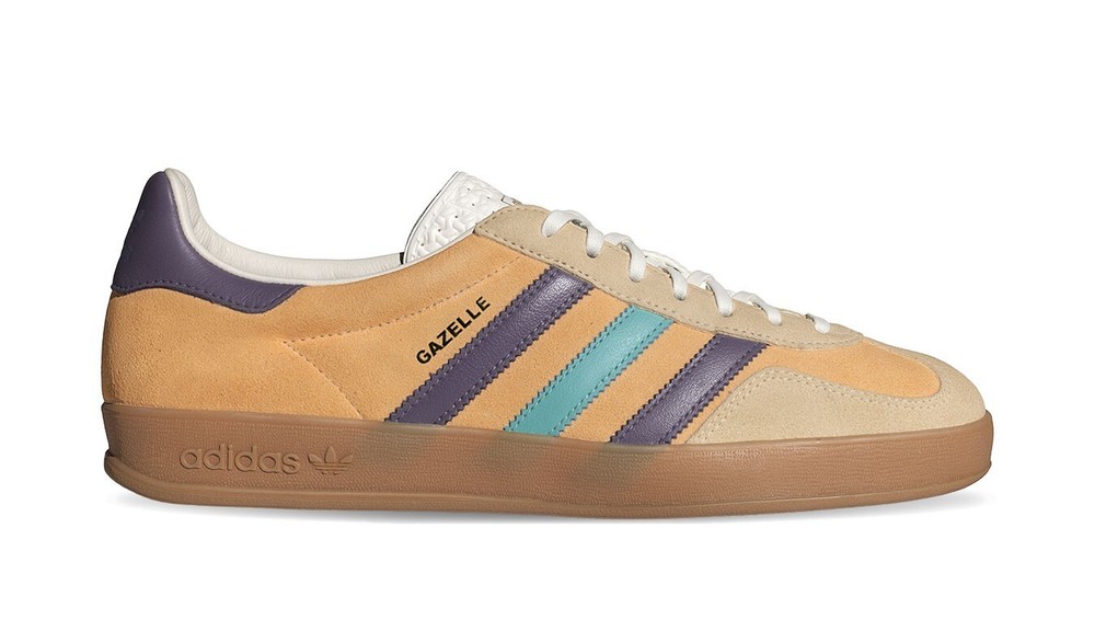 $120 adidas Gazelle Indoor IG1636 | Glow Orange Shadow Violet | 7