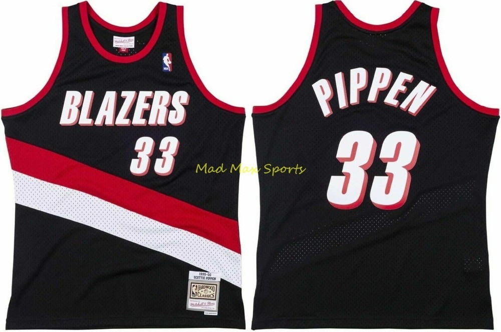 Scottie Pippen 1999 Blazers Mitchell Ness Swingman Jersey NBA Hardwood Classics