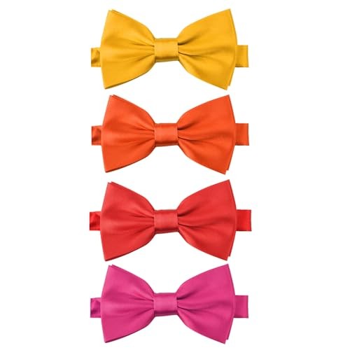 Stylish Adjustable Satin Pre-Tied Bow Ties for Men of All Ages