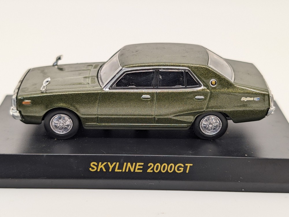 SEO-Optimized Title: KYOSHO 1/64 Nissan Skyline 2000GT Kenmeri 4-Door Yonmeri Japan Diecast Collectible