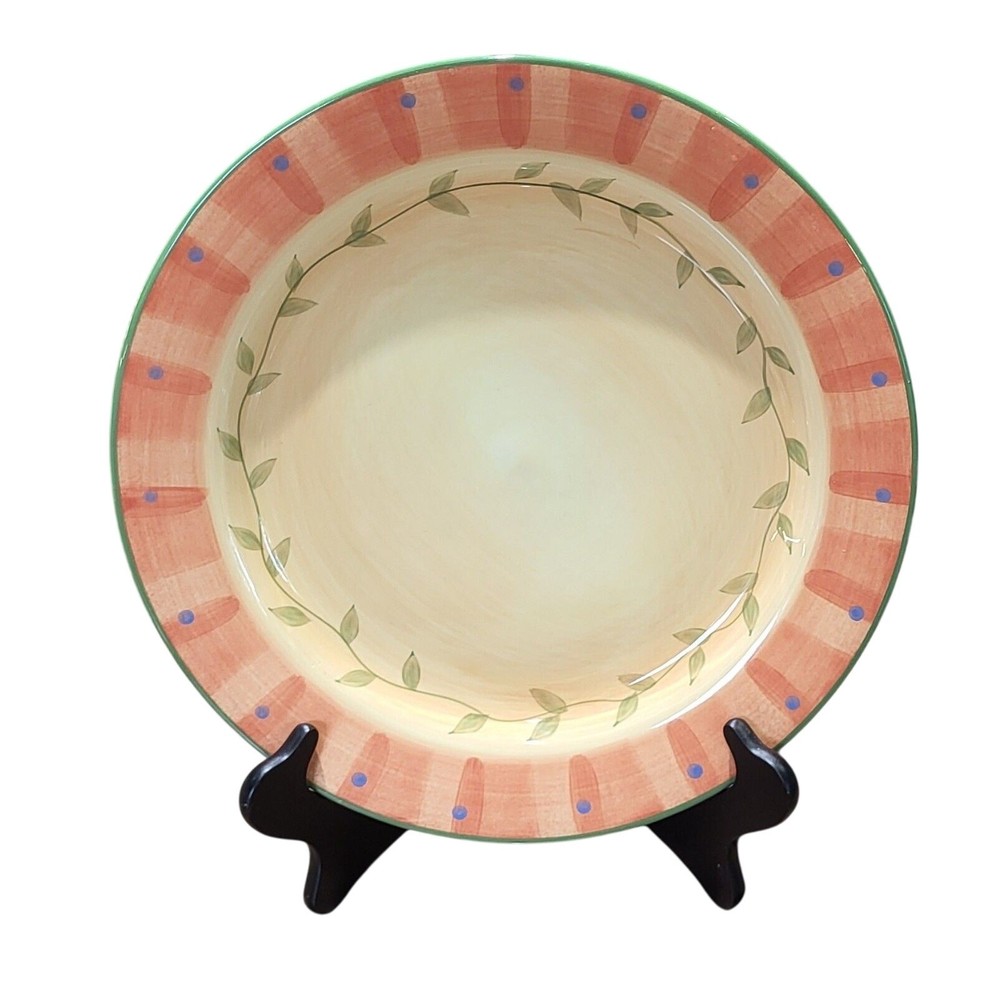 Pfaltzgraff Napoli 4-Piece Hand-Painted Dinner Plates 11 5/8 Inch Set
