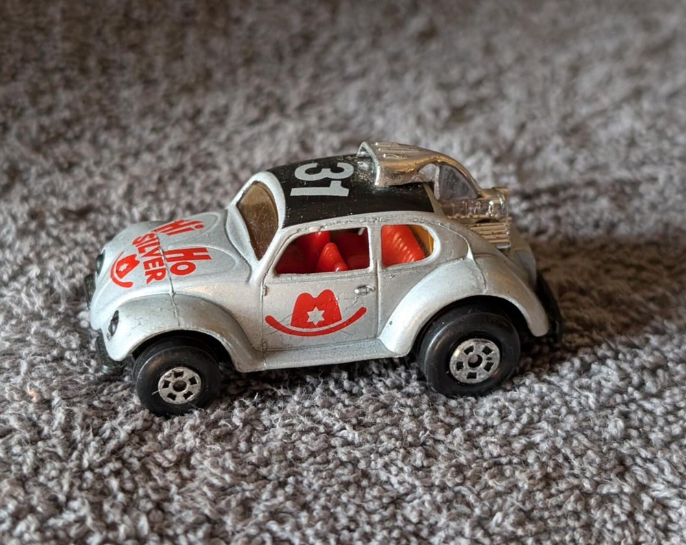 Vintage Lesney Matchbox Superfast Car Hi Ho Silver VW Volkswagen Bug 1971 1970s