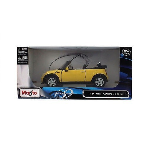 MAISTO MINI COOPER CABRIO 1/24 DIECAST CAR 31998