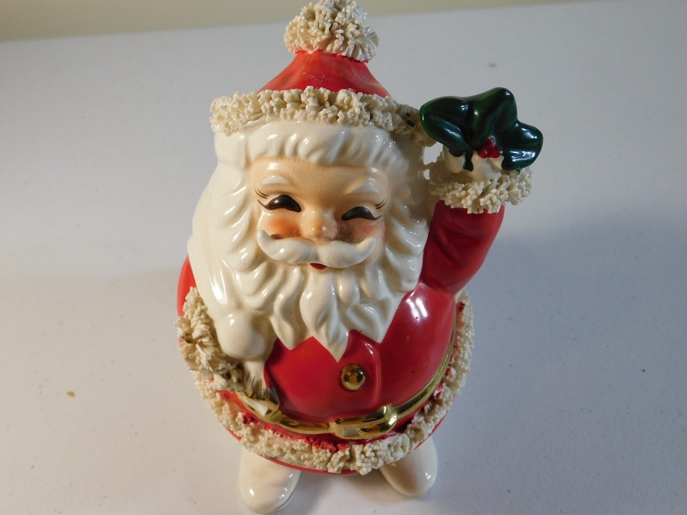 Vintage Christmas Santa Spagetti Bank Japan