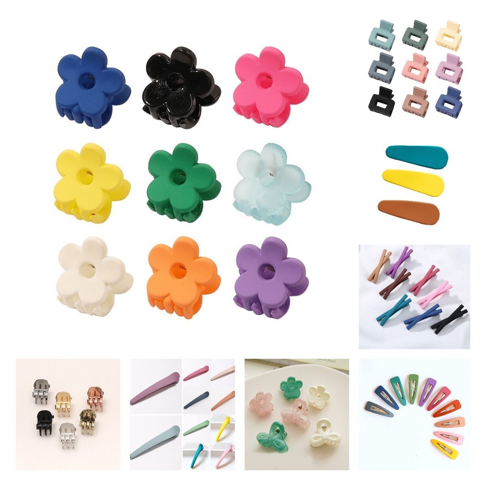 Women Hairpins Styling Tool Mini Flower-shaped Hair Clips DIY Fashion Headwear