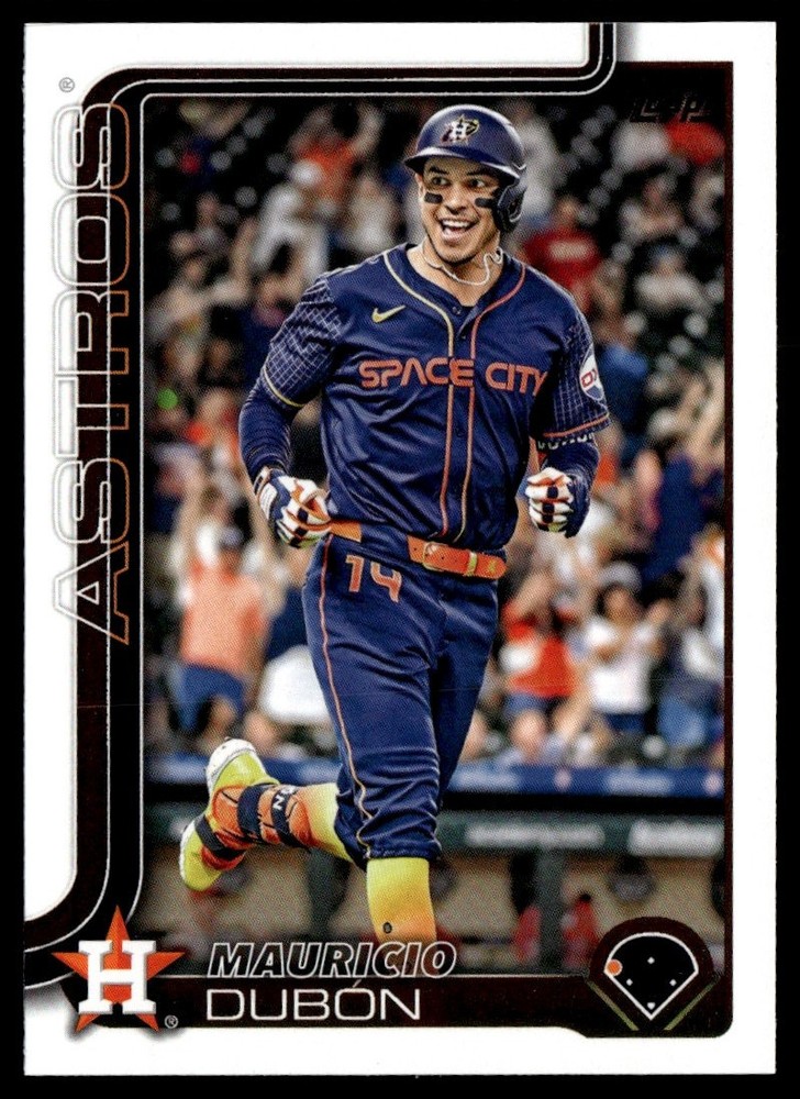2025 Topps Series 1 Mauricio Dubon Houston Astros Card #222