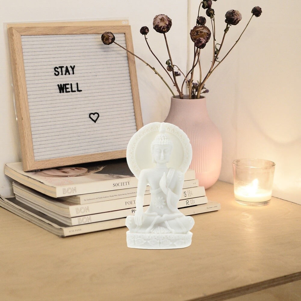 Automatic Zen Garden Buddha Statue Decoration Ornament for Meditation