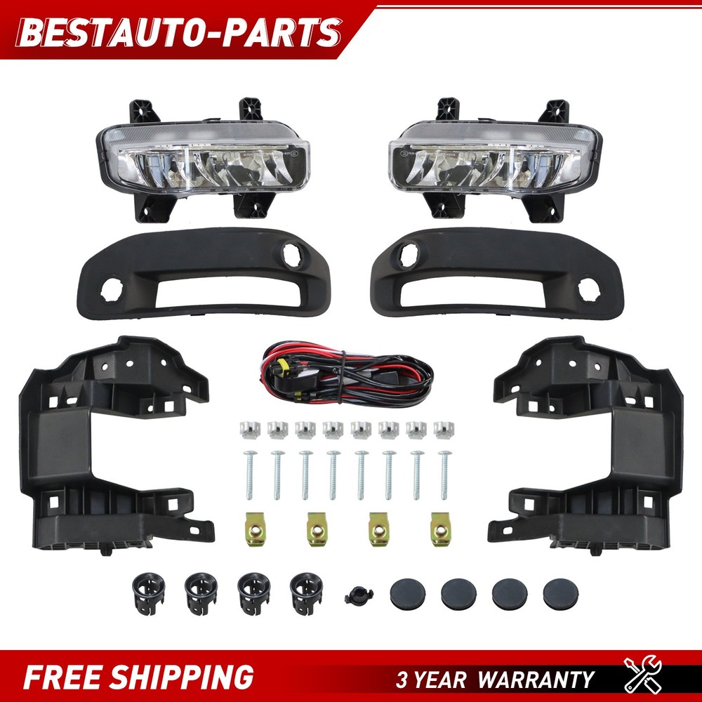 2019-2020 Dodge RAM 1500 Full LED Fog Lights Bumper Lamps-image