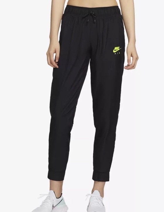 Nike Dri-Fit Womens Polyester Cuffed Sweat Pants Black Women’s M