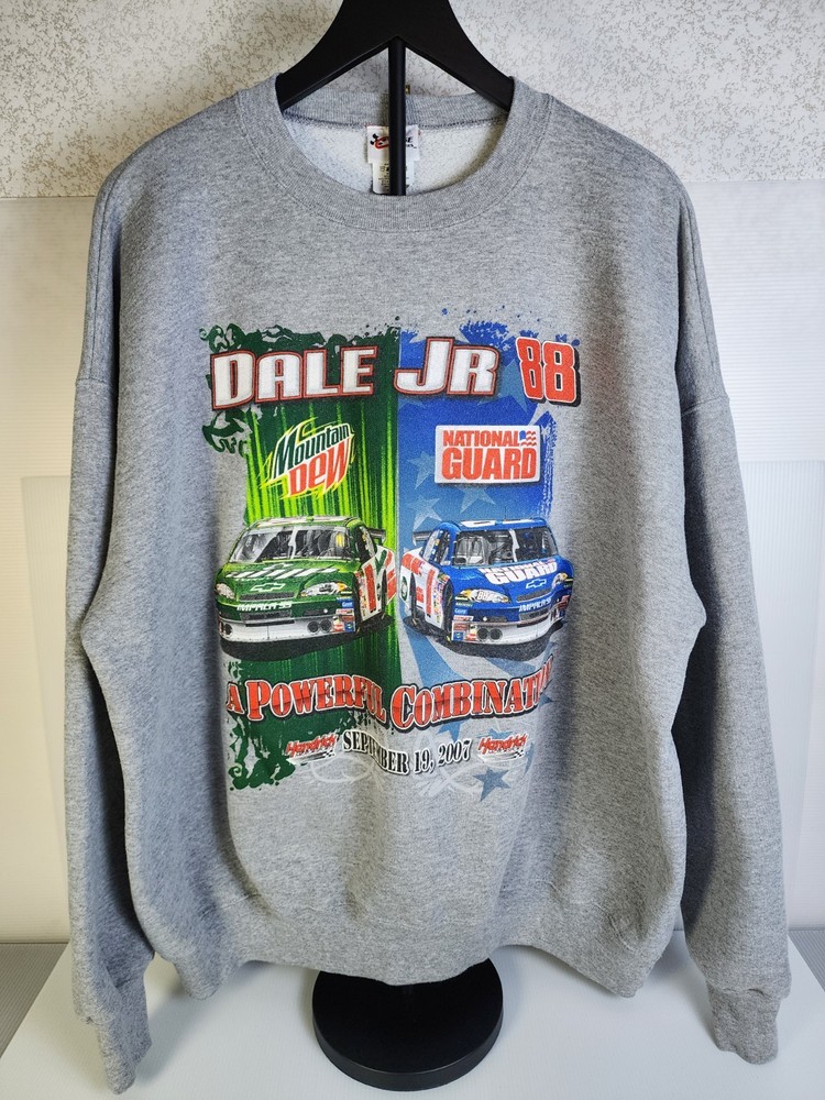 Vintage 2007 Dale Earnhardt Jr #88 NASCAR Chase Authentics Sweatshirt Size 2XL