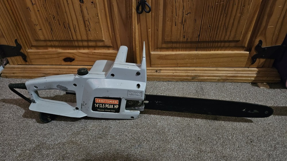Craftsman 14-Inch Electric Chainsaw No Chain Included