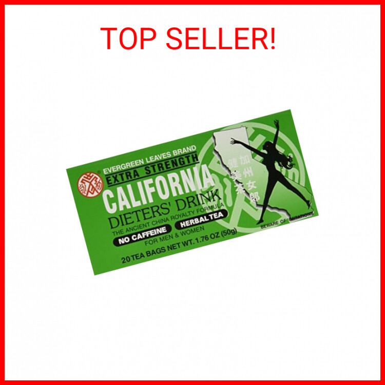Evergreen Leaves Brand California Dieters' Tea 20 TB