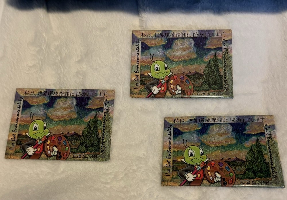 WDW Earth Day 1999 I’ve Got Environmentality Cast Member Button Sold Separately-image