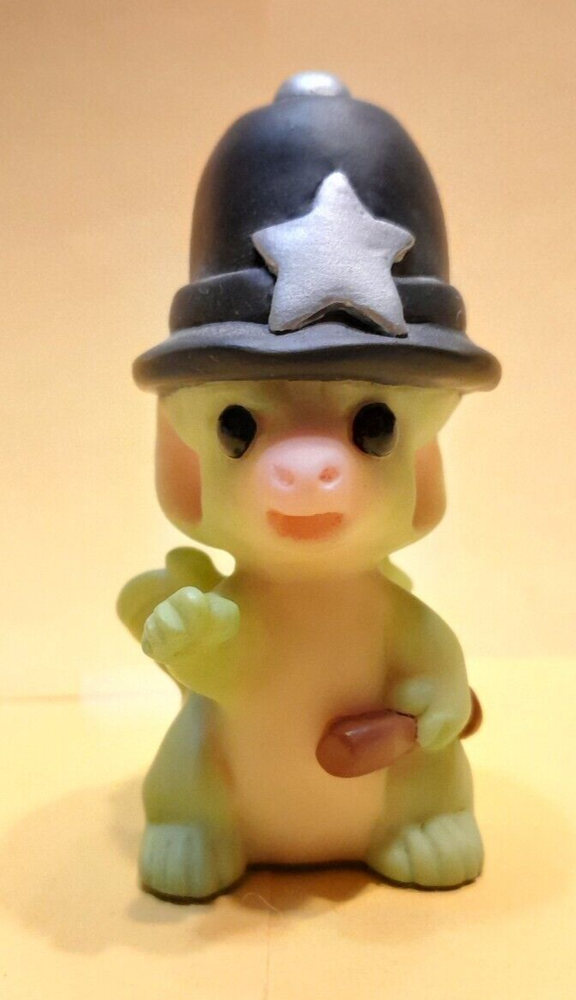 Pocket Dragons, It's the Law! Little dragon wears an old time police hat