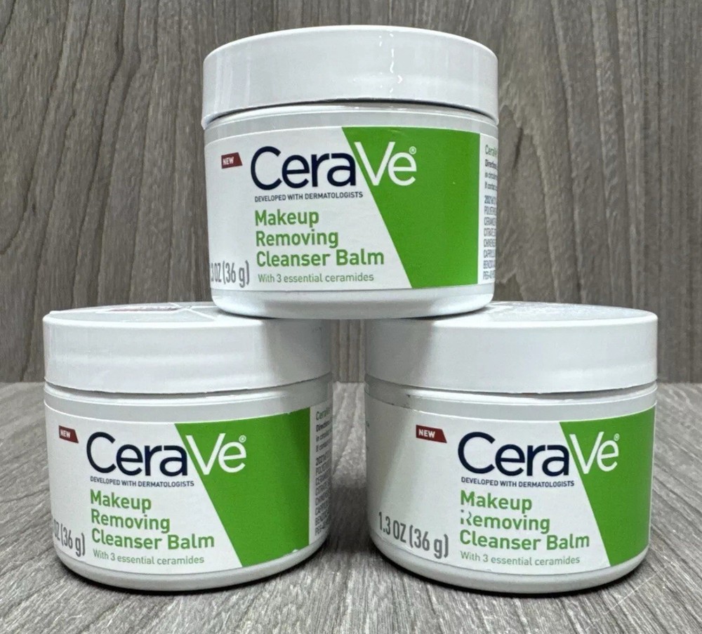 CeraVe Makeup Removing Cleanser Balm 3-Pack 1.3 oz Each