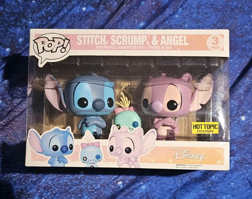 Stitch, Scrump, & Angel Lilo And Stitch Funko Pop 3-Pack