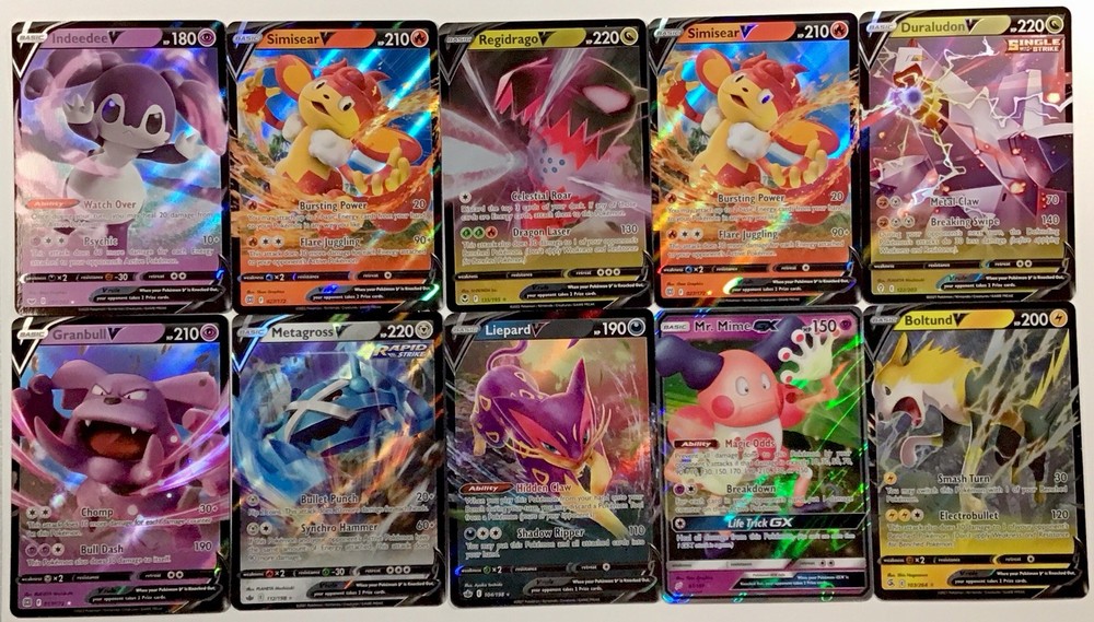 15 Mixed Pokemon Cards Bulk Lot for Collectors & Trading  