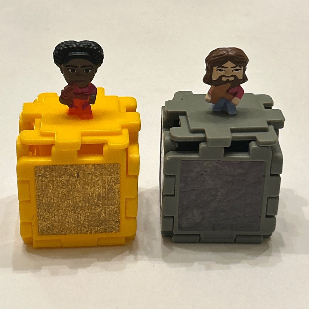 Minecraft Movie McDonald's Happy Meal Toy Figure Lot Gold Dawn  Stone Garret