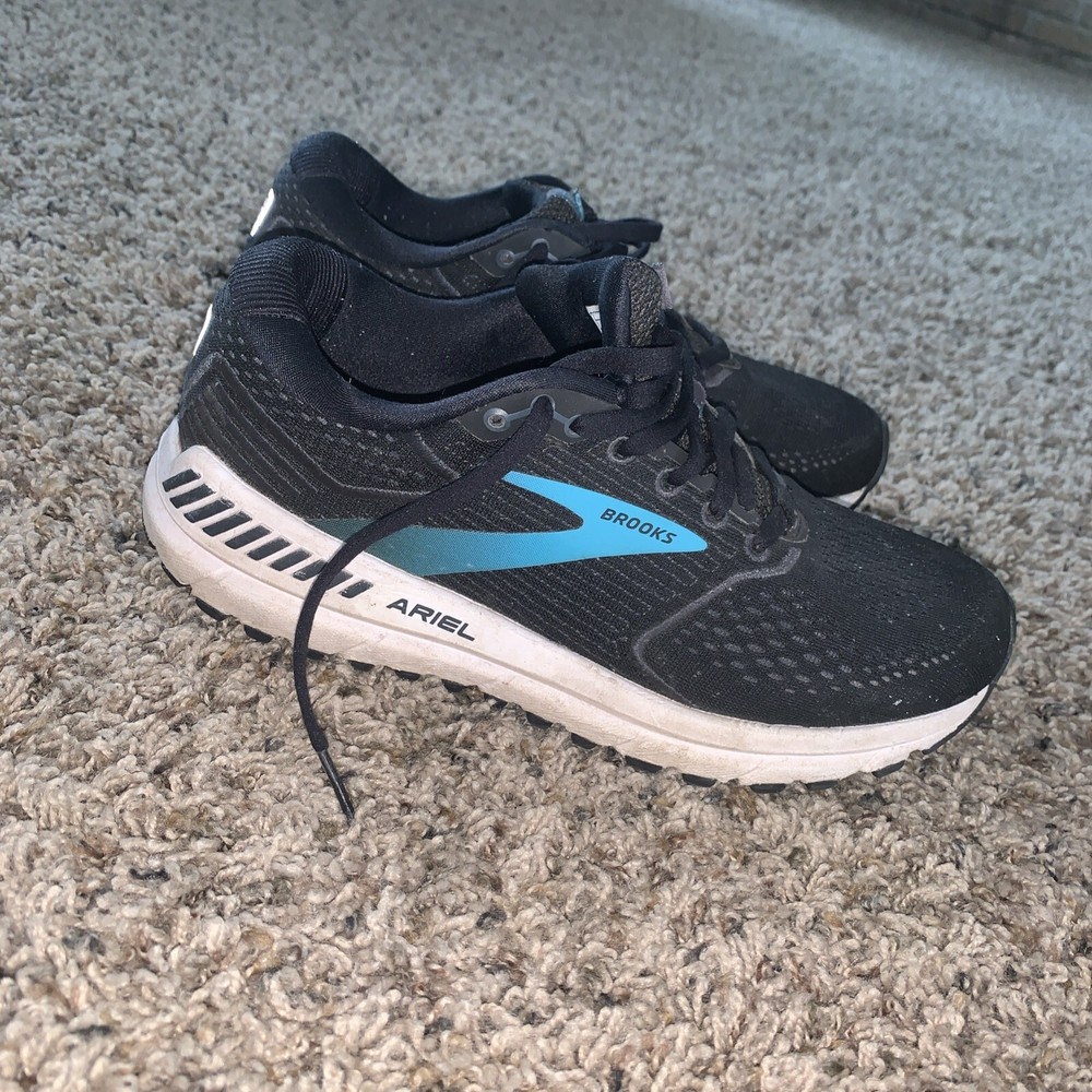 Brooks Ariel 20 Black Athletic Running Shoes Womens Size 7.5