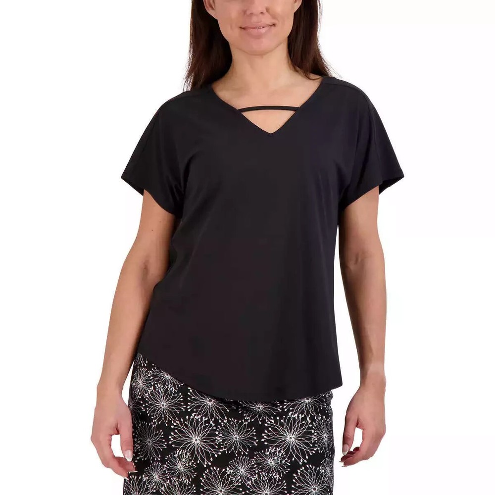 Tranquility by Colorado Clothing Women's Plus Size XXL Black Top Tee NWT