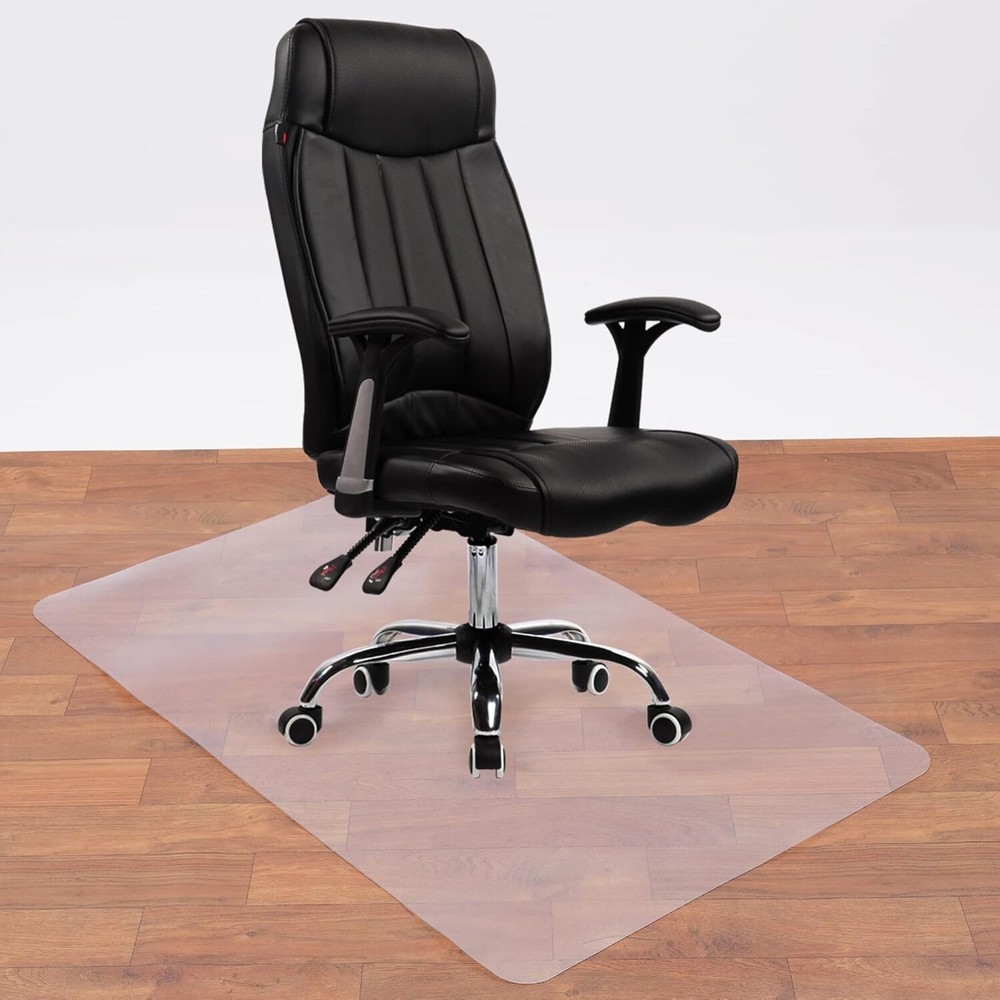 Chair Mat for Hardwood Floor or Carpet, PVC Material Transparent Protection Desk