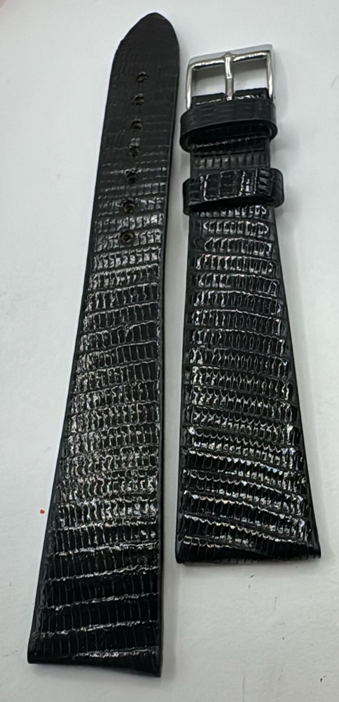 Elegant Handcrafted Lizard Strap XLmm 16, 18 and 20 Flat Italy Handmade